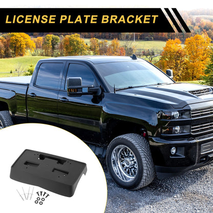 1x Bumper License Plate Bracket Holder for Chevrolet Silverado 1500 (2014-2016)