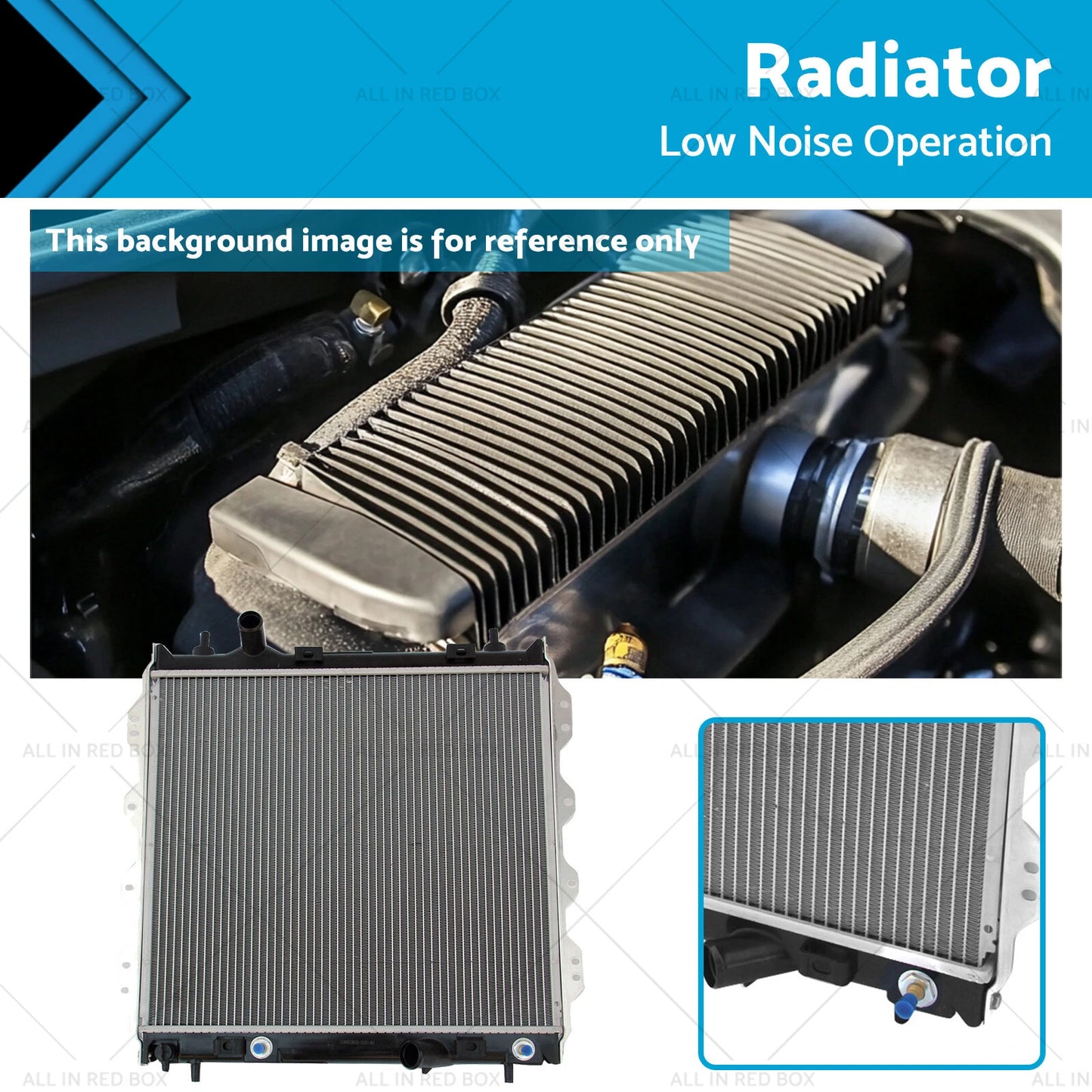 Alloy Radiator for Chrysler PT Cruiser 2000-On 2.0 2.4 Turbo 4Cyl