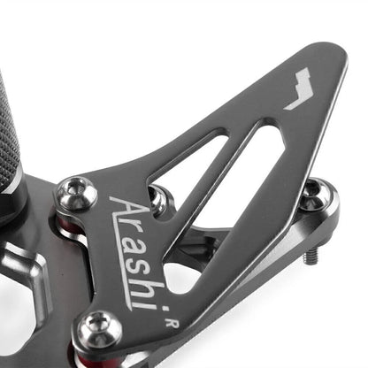 Rearset Foot Pegs for Aprilia RSV4 2009-2011 - Grey