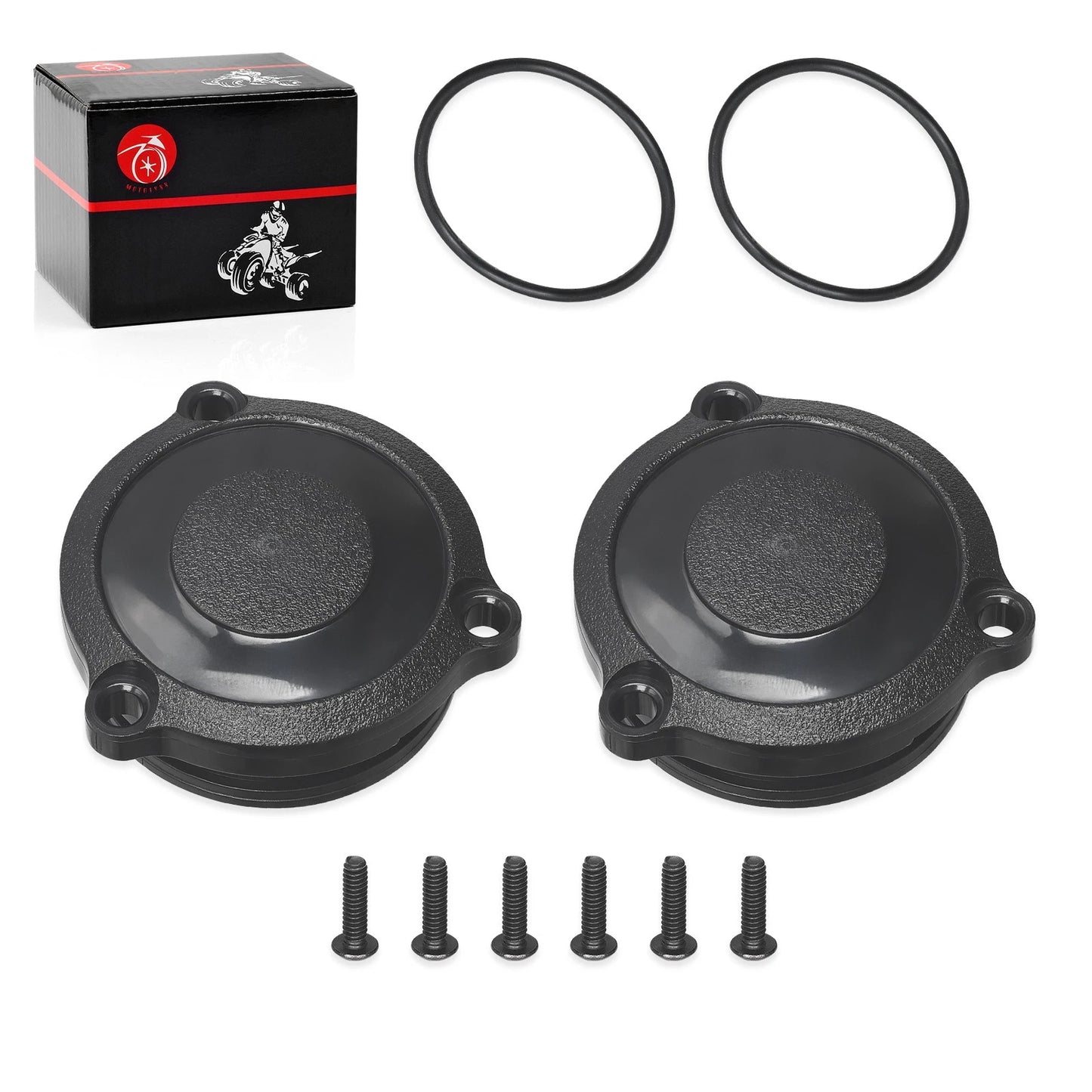 2 Pack Front Wheel Hub Cap for Polaris Sportsman 500 4x4 DUSE/RSE/HO