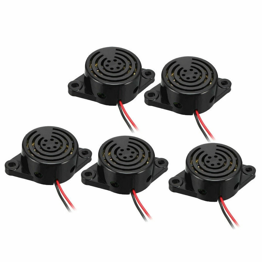 5Pcs / DC3V-24V Electronic Buzzer Beep Tone Alarm Ringer Continuous Sound