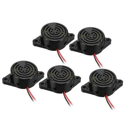 5Pcs / DC3V-24V Electronic Buzzer Beep Tone Alarm Ringer Continuous Sound