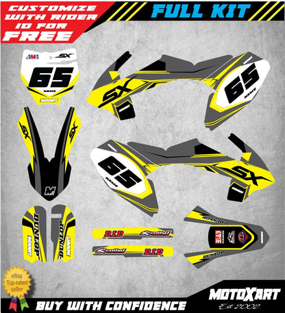 Custom Graphic Kit BASH STYLE for KTM 65 SX (2016-2020)