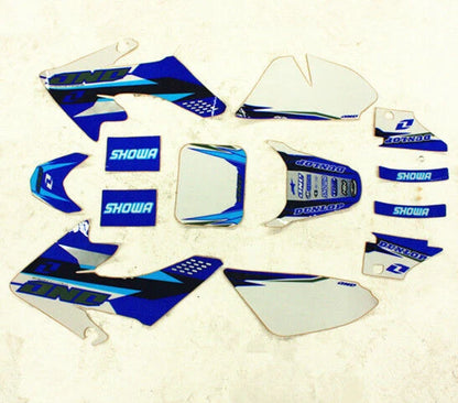 3M Blue Showa Decal Graphics Sticker Kit for CRF50 PIT PRO Trail Dirt Bike