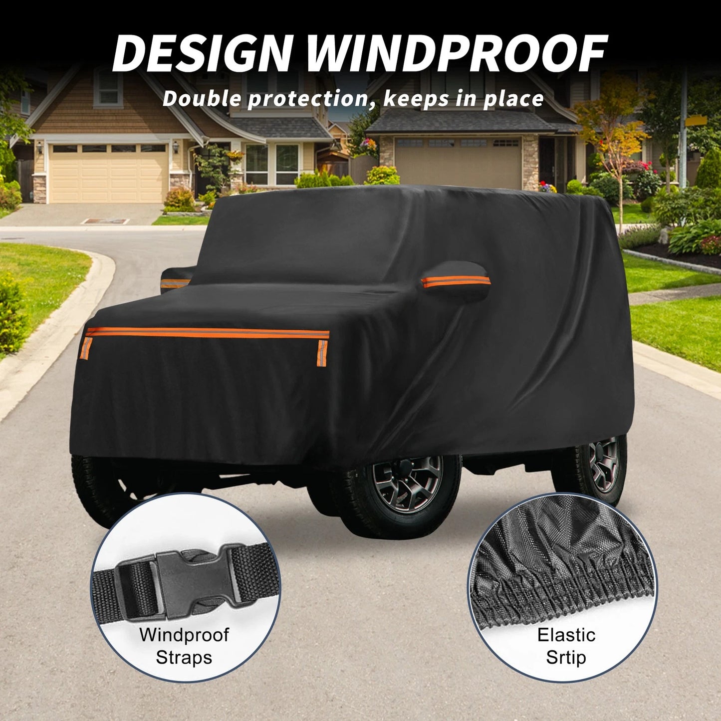 Waterproof Aluminum Film Car Cover for Suzuki Jimny (2018-2023)