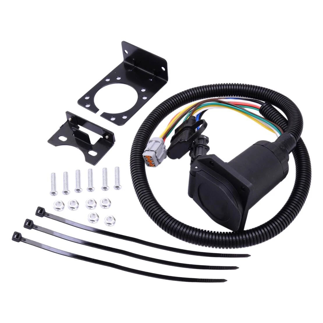 4 & 7 Pin Trailer Tow Wiring Harness for Ford F-250 F-350 (2005-2023)