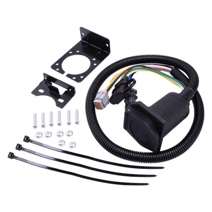 4 & 7 Pin Trailer Tow Wiring Harness for Ford F-250 F-350 (2005-2023)