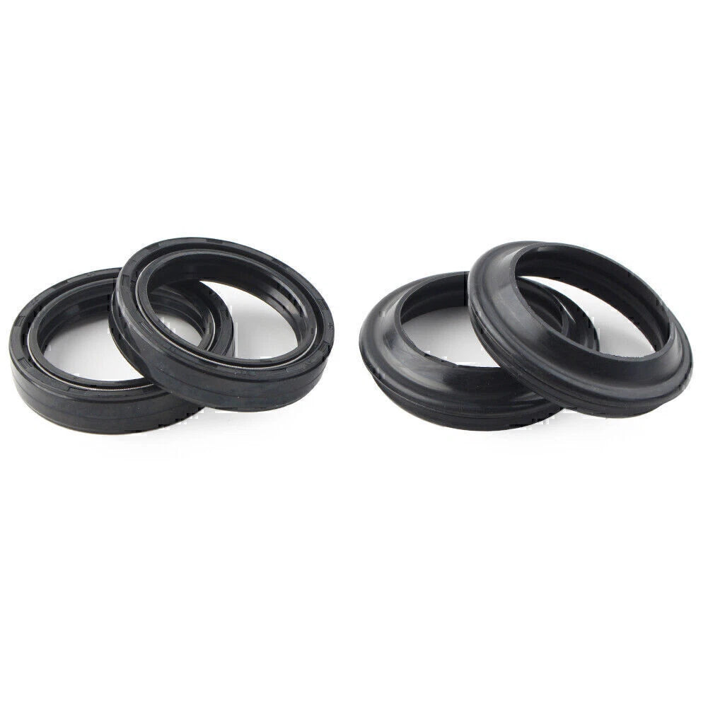 4 Pcs 33X46 MM Motorcycle Front Fork Damper Shock Absorber Seal
