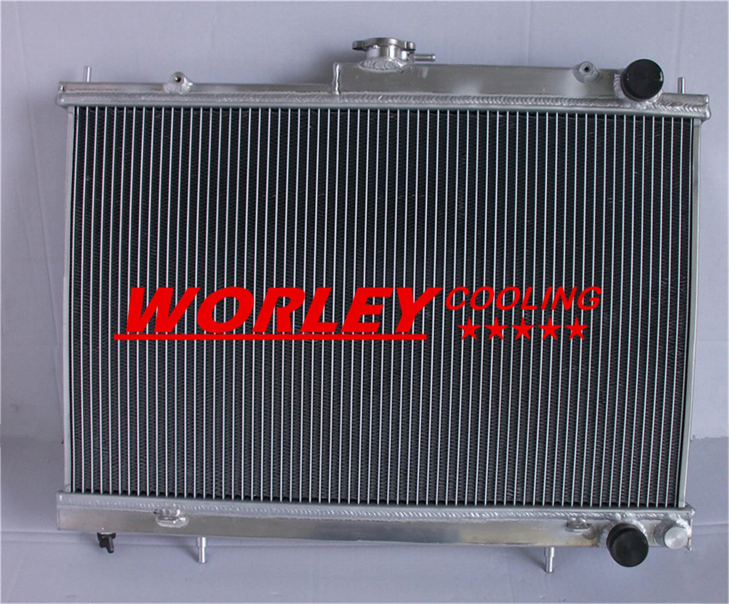 44mm 3 Row Aluminum Radiator for Nissan Skyline R33 R34 GTR GTST (1995-2002)