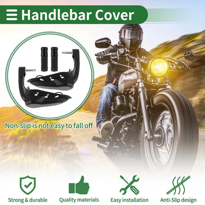 Hand Grips Cover Handlebar Cover Aluminum Diamond Pattern for Motorcycle