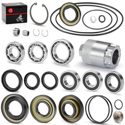 Rear Diff Axle Bearing Seal Nut Tool Kit for Honda Rancher TRX350 TE/TM/FE/FM