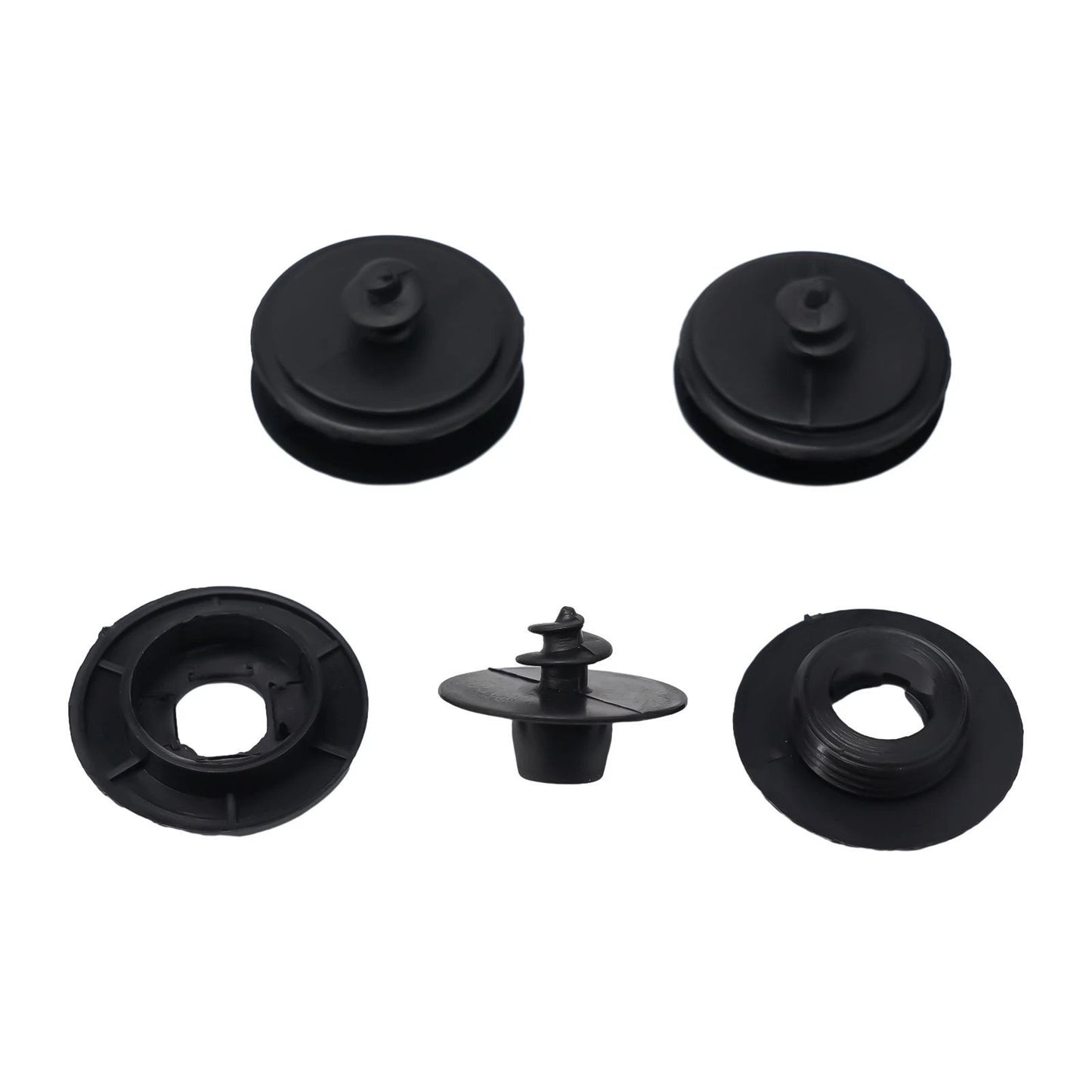 2 x Car Floor Mat Anti-Slip Clip Auto Carpet Fixing Grips Clamps Holders Black