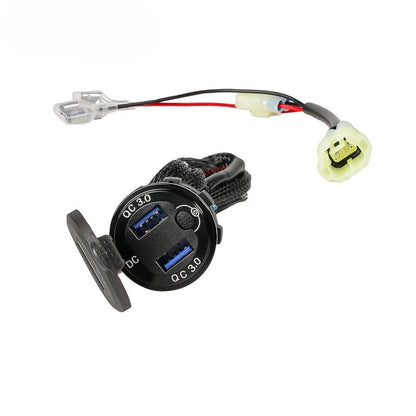Charger USB 3.0 Dual 12V Socket Plug for Honda NX400/500 CB500X (2013–2024)