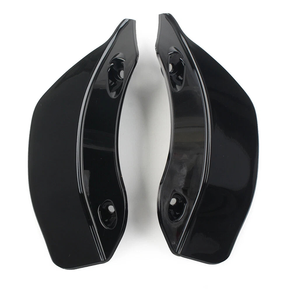 Black Upper Fairing Accents Air Wind Deflector for Harley Road Glide FLTRX (2015-2020)