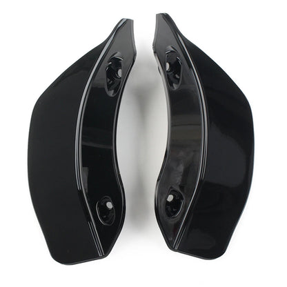 Black Upper Fairing Accents Air Wind Deflector for Harley Road Glide FLTRX (2015-2020)