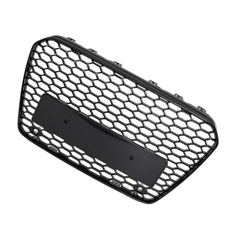 Black Honeycomb Mesh Front Bumper Grille for Audi A5 S5 2013-2016
