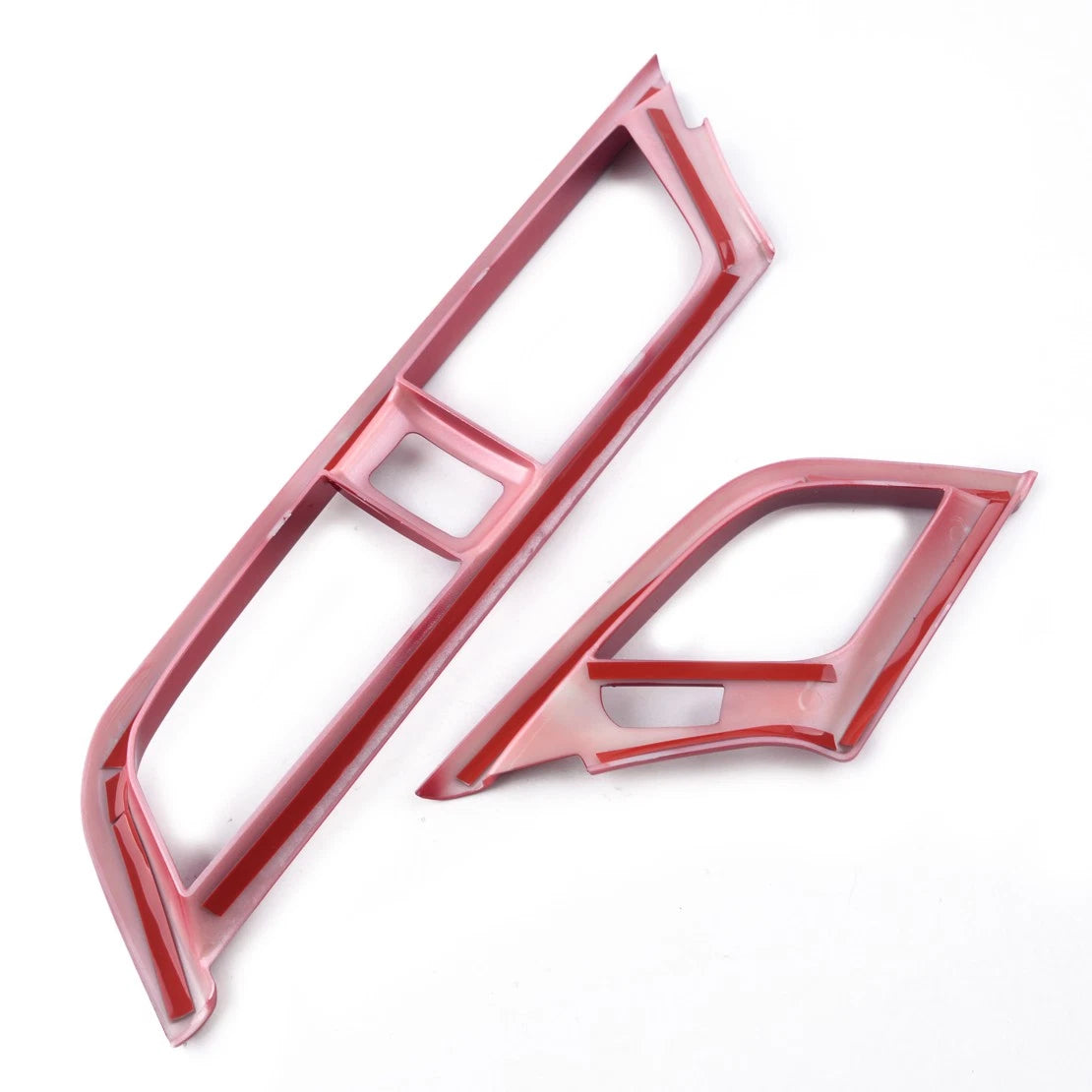 Red ABS Air Outlet Frame Cover Trim for Honda Civic (2016-2019)