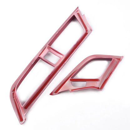 Red ABS Air Outlet Frame Cover Trim for Honda Civic (2016-2019)