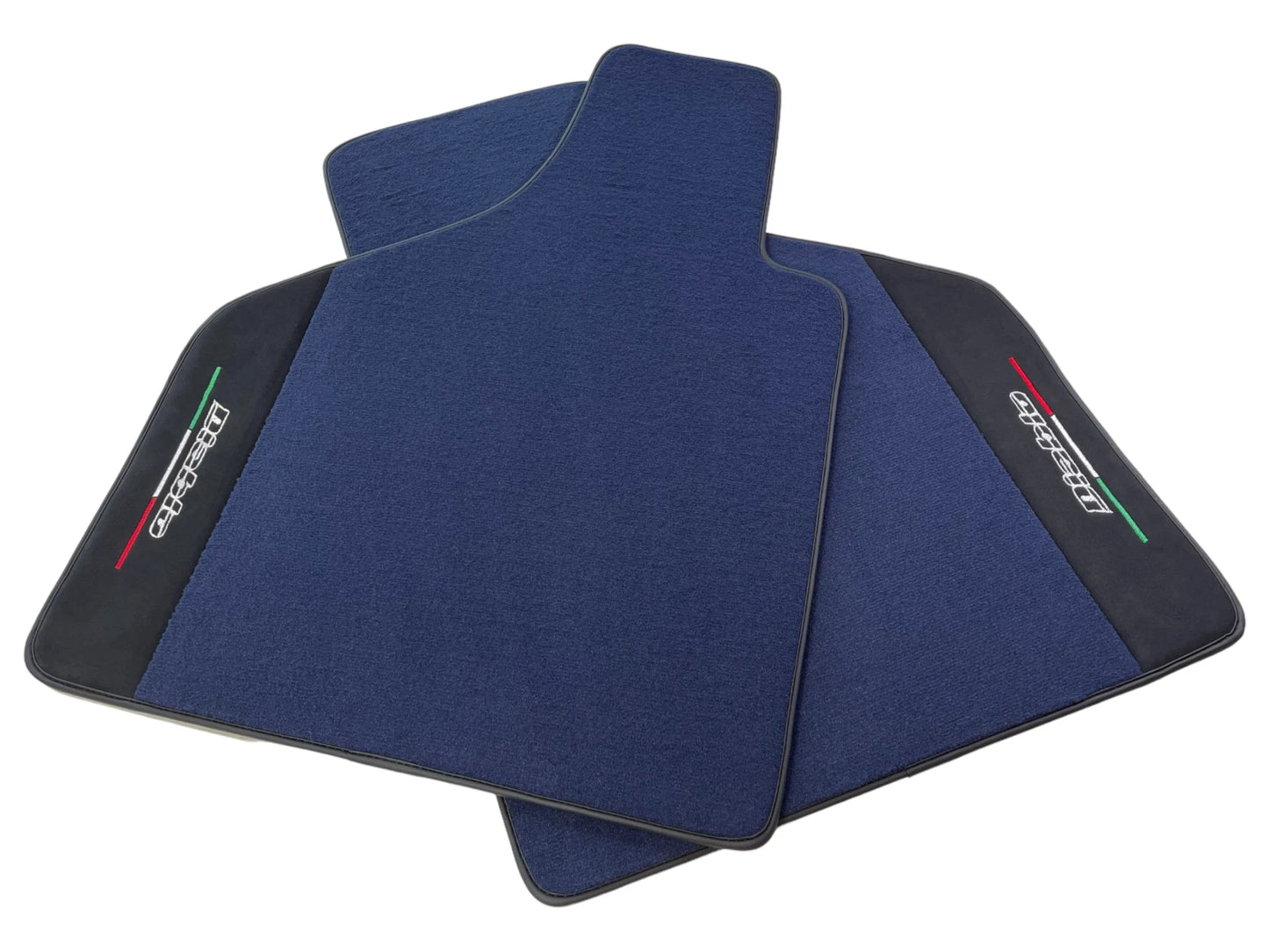 Dark Blue Floor Mats for Lamborghini Diablo (1990-2001) with Alcantara Leather