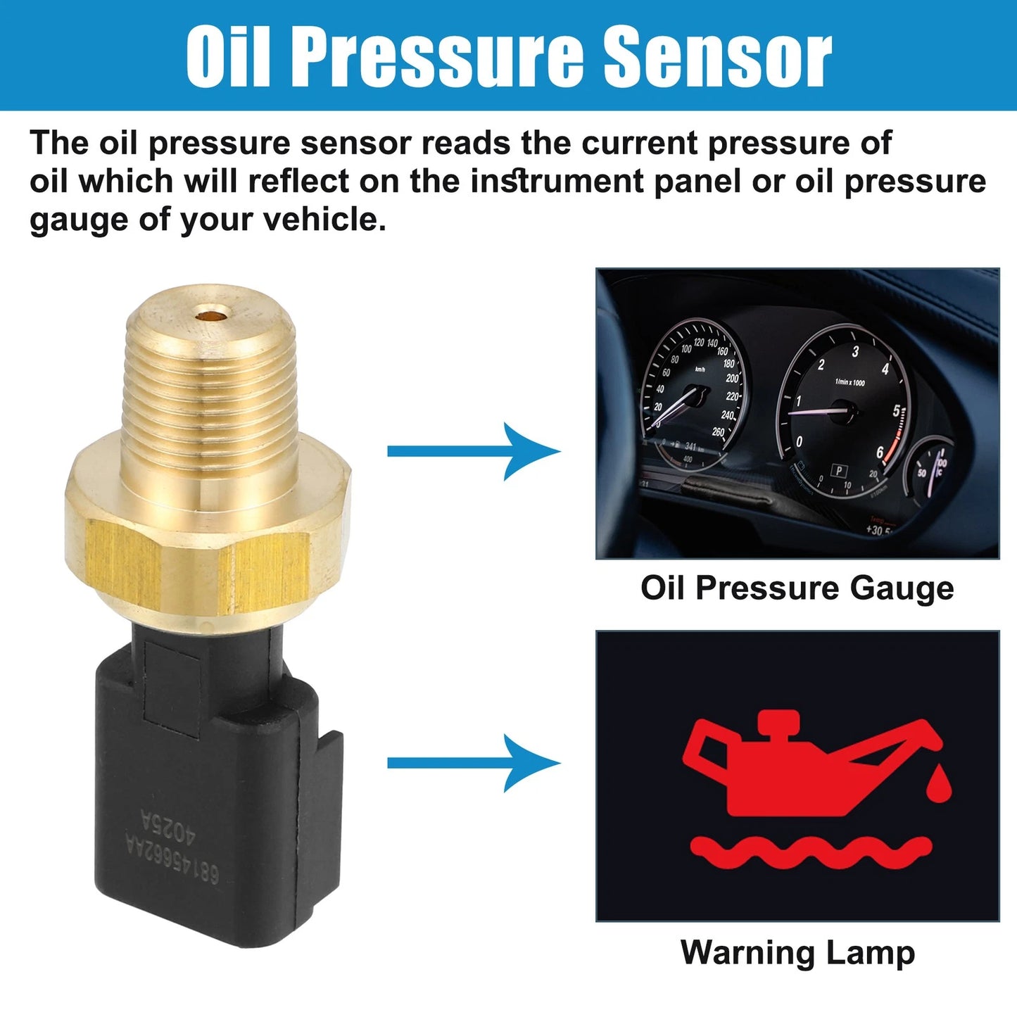 Engine Oil Pressure Sensor 2.0L 2.4L for Dodge Dart