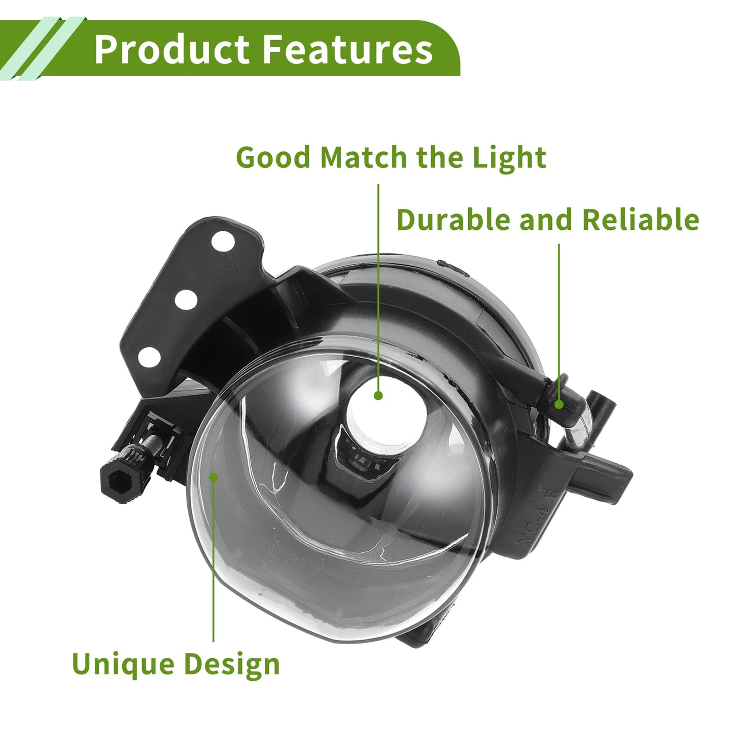 Right Fog Light Grill for BMW 5 Series (2004-2008) - 1 x Quality Replacement