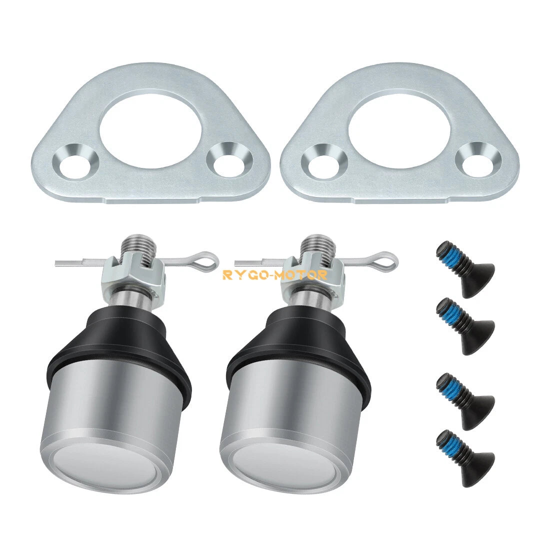 2 Pack Ball Joint & Bracket Kit for Polaris Ranger 400 425 500 570 700 800 ETX
