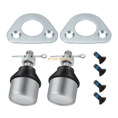 2 Pack Ball Joint & Bracket Kit for Polaris Ranger 400 425 500 570 700 800 ETX