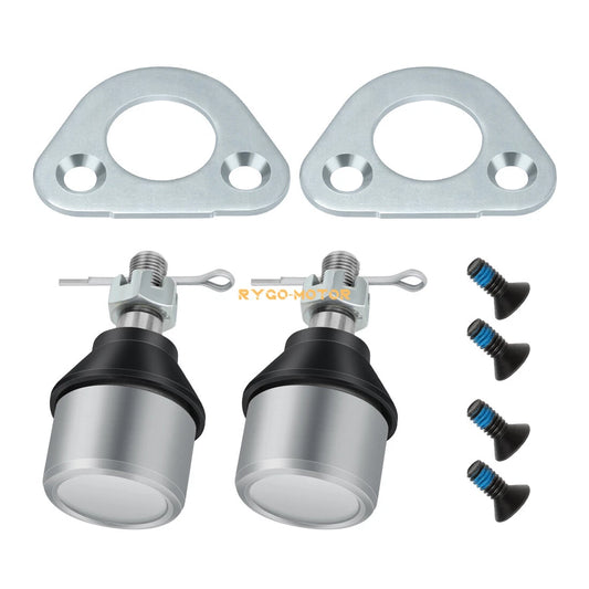 2 Pack Ball Joint & Bracket Kit for Polaris Ranger 400 425 500 570 700 800 ETX