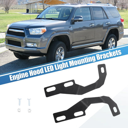 1 Set Hood LED Light Mount Bracket Kit for Toyota 4Runner (2010–2022)