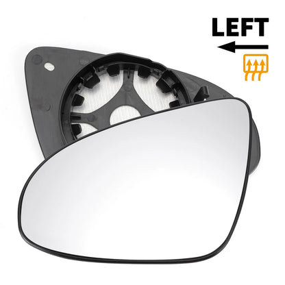 Left Side Mirror Glass w/ Back Heated for Peugeot 108 Toyota Aygo (2014–2019)