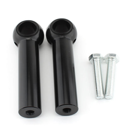 1" Bar Diameter Black Handlebar Riser Kit for Universal Motorcycle