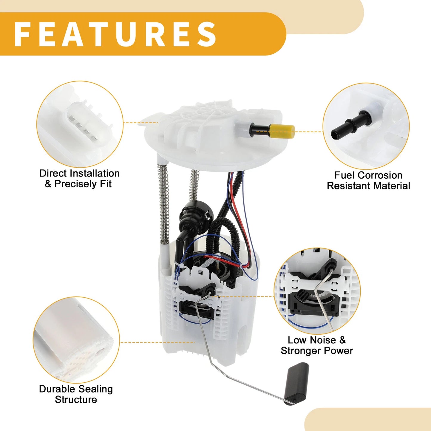 Fuel Pump Assembly for Dodge Nitro, Jeep Liberty (2007-2012)