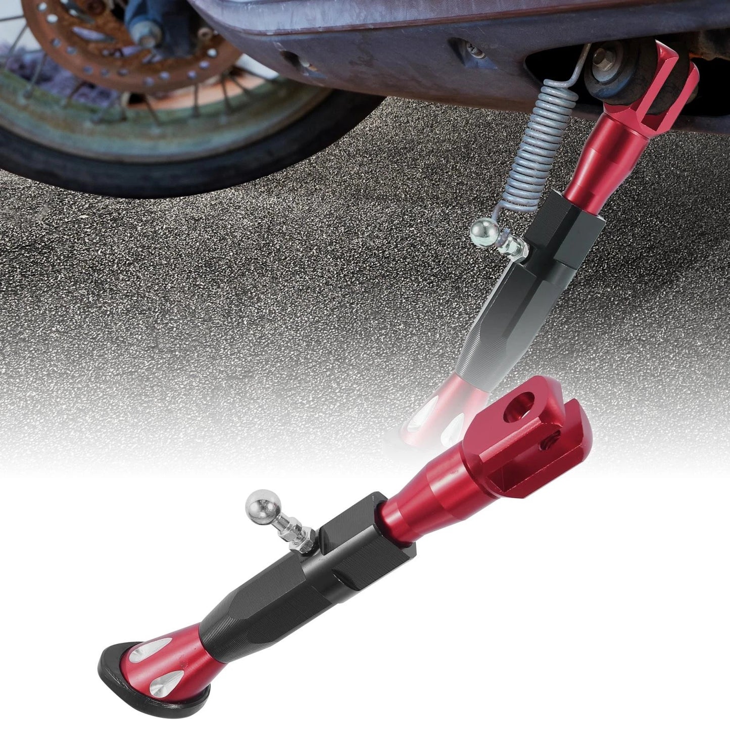 Kickstand / Set / Side Support Stand Adjustable for Motorcycle Scooter