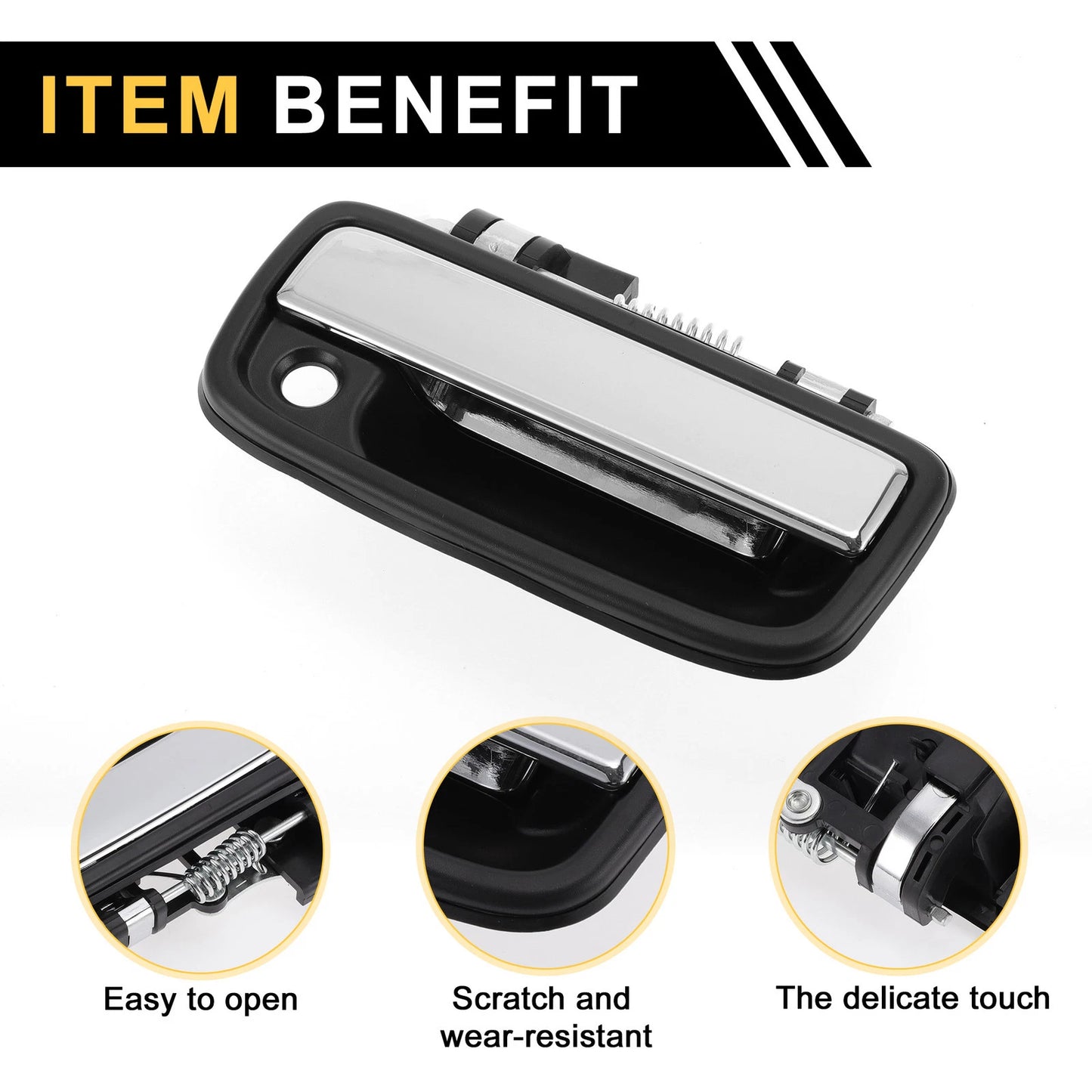 Front Right Exterior Door Handle for Toyota Tacoma (1995-2004)