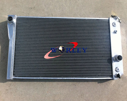 3 Row Aluminum Radiator +  Fans for Chevy Corvette 5.7 L83/S10 V8 (1984-1990)