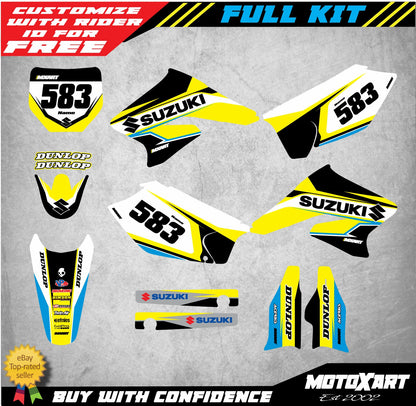 Custom Graphics Full Kit for Suzuki RMZ 250 (2004-2006)