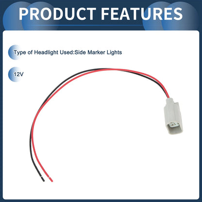 Headlight Wiring Harness Assembly 1 Set for Chevy Cruze (2011 - 2019)