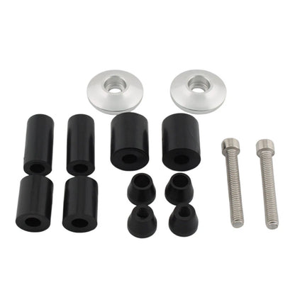 7/8'' Handle Bar End Grips Caps for Motorcycle Dirt Bike - Silver
