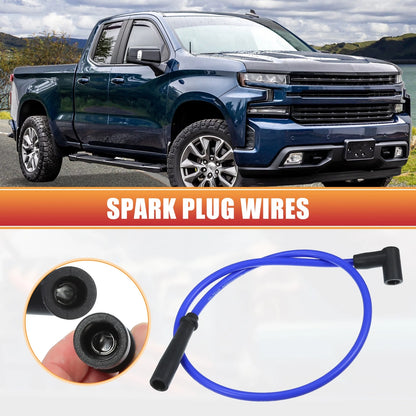 9 Pcs Spark Plug Wire Set for Chevrolet SBC BBC Engines