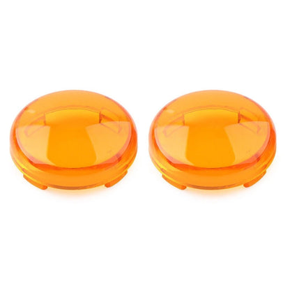 Smoke Turn Signal Lens Covers for Harley Touring Softail Dyna