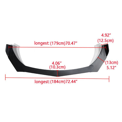 Dodge Charger RT SRT SXT Front Bumper Lip Body Kit Spoiler Splitter Black