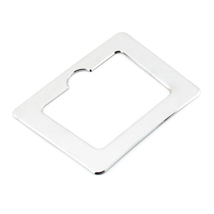 1x Chrome Iron Front Fuel Door Trim Cover for Honda Gold Wing GL1500 (1988-2000)