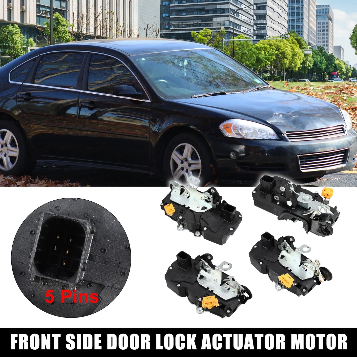 4x Power Door Lock Actuator Motor for Chevrolet Impala (2006 - 2011)