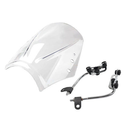 Clear Universal Motorcycle Windshield Deflector