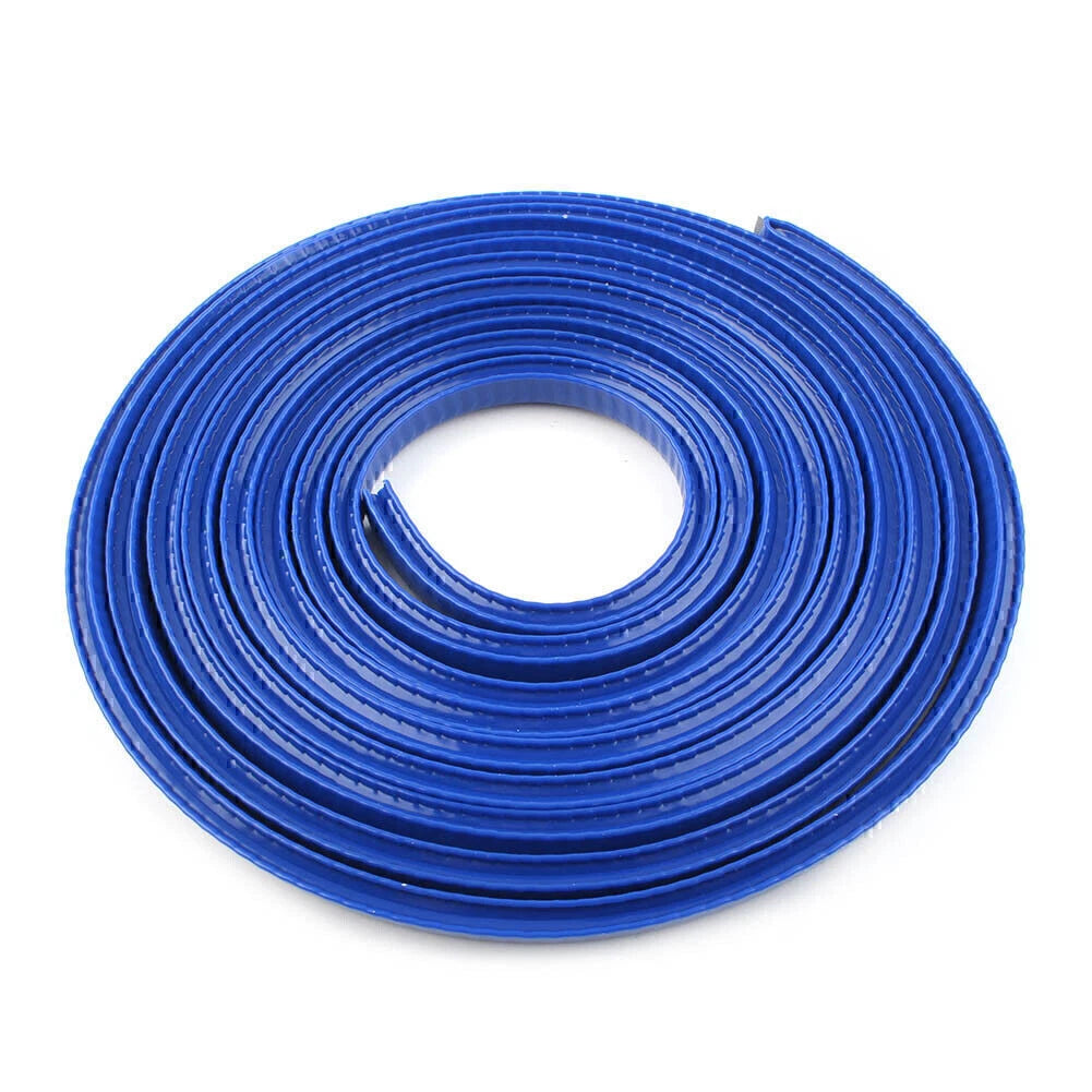 10ft Car Door Trim Edge Lock Guard Moulding Rubber Seal Strip Protector Blue
