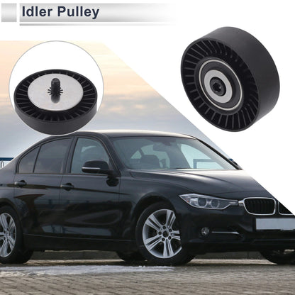 Drive Belt Idler Pulley for BMW 335 (2007 - 2013) Black