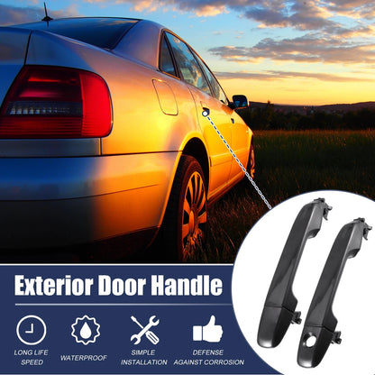2 x Exterior Door Handles for Toyota Camry Black