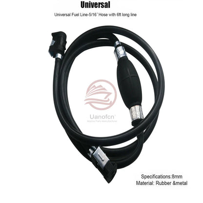 5/16" Marine Outboard Fuel Hose Assembly with Primer Bulb for Mercury/OMC