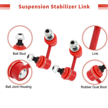 2 x Front Sway Bar Links Stabilizer Kit for Toyota Tacoma (2001-2004)