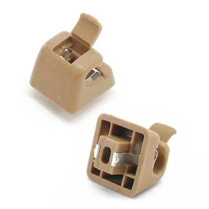 Beige Sun Visor Hook Clip Buckle for Mercedes Benz W201 W123 W124 W126